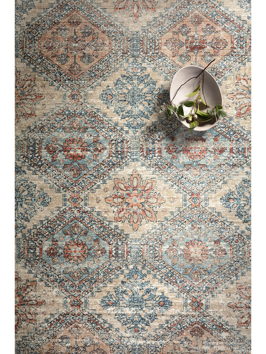 Elise ELI02 Multi/Blue 18" x 18" Sample Rug