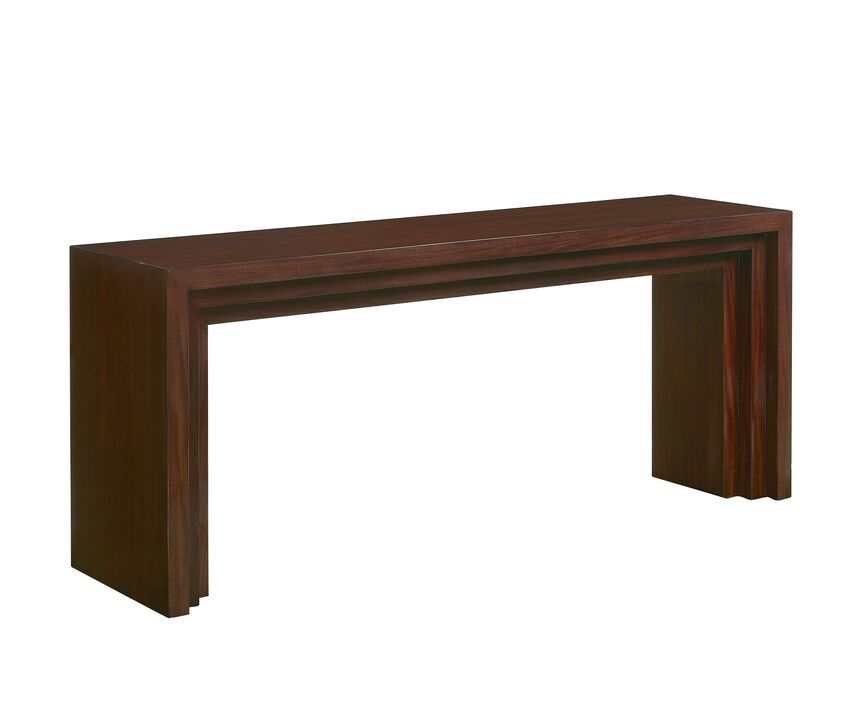 Aries Console in Belgian Chocolate