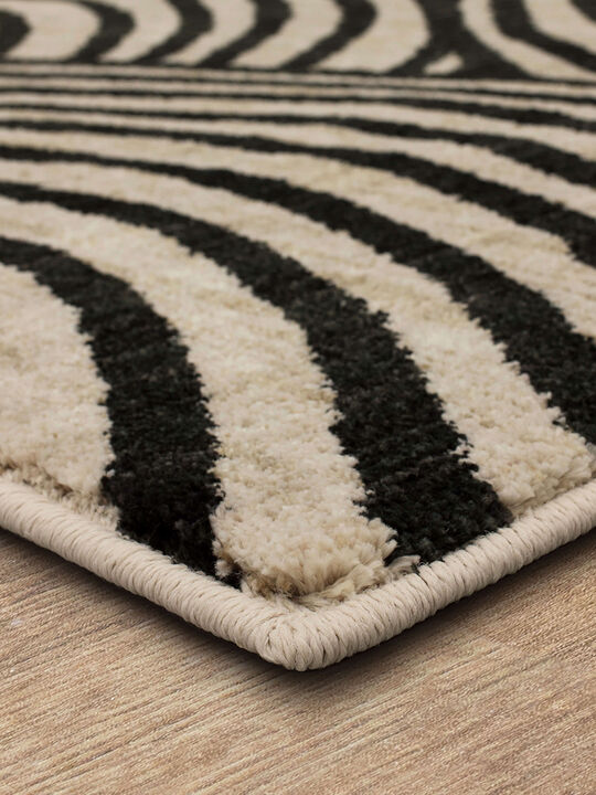 Bobby Berk by Karastan (Series 3) Remolino Onyx 2' 4" X 7' 10" Rug
