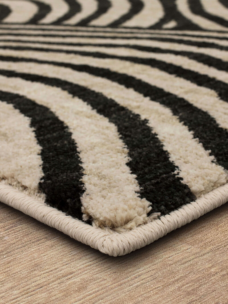 Bobby Berk by Karastan (Series 3) Remolino Onyx 5' 3" X 7' 10" Rug