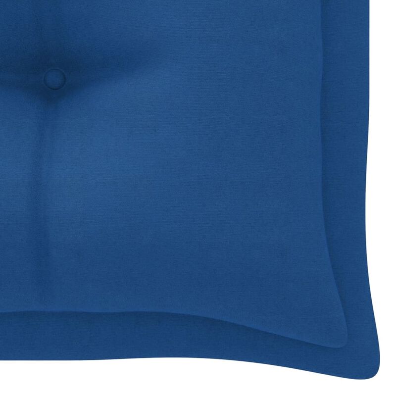 vidaXL Garden Bench Cushion Blue 78.7"x19.7"x 2.8" Fabric
