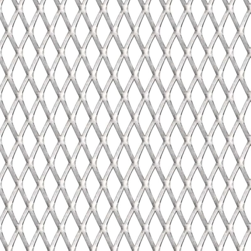 vidaXL Garden Wire Fence Stainless Steel 19.7"x19.7" 0.8"x0.4"x0.1"