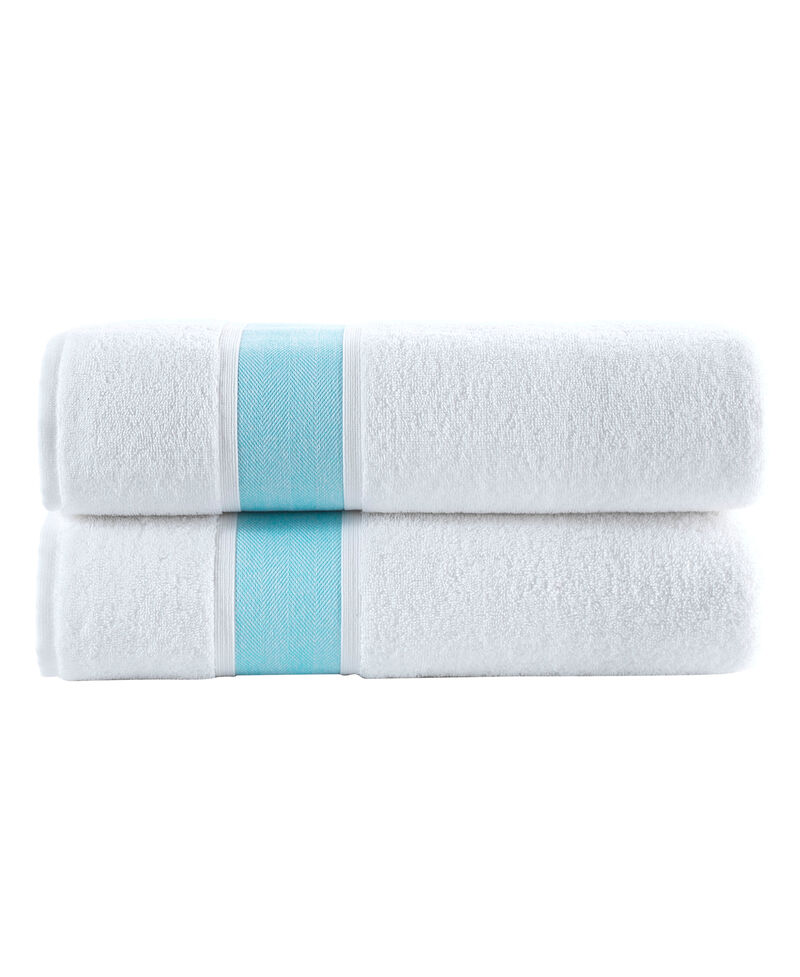 Brooks Brothers Ottoman Rolls 2 pcs Bath Sheets