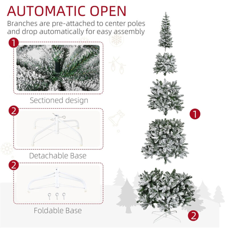 Artificial Christmas Tree for Holiday Decor Lush, Realistic & Easy to Assemble Xmas Tree