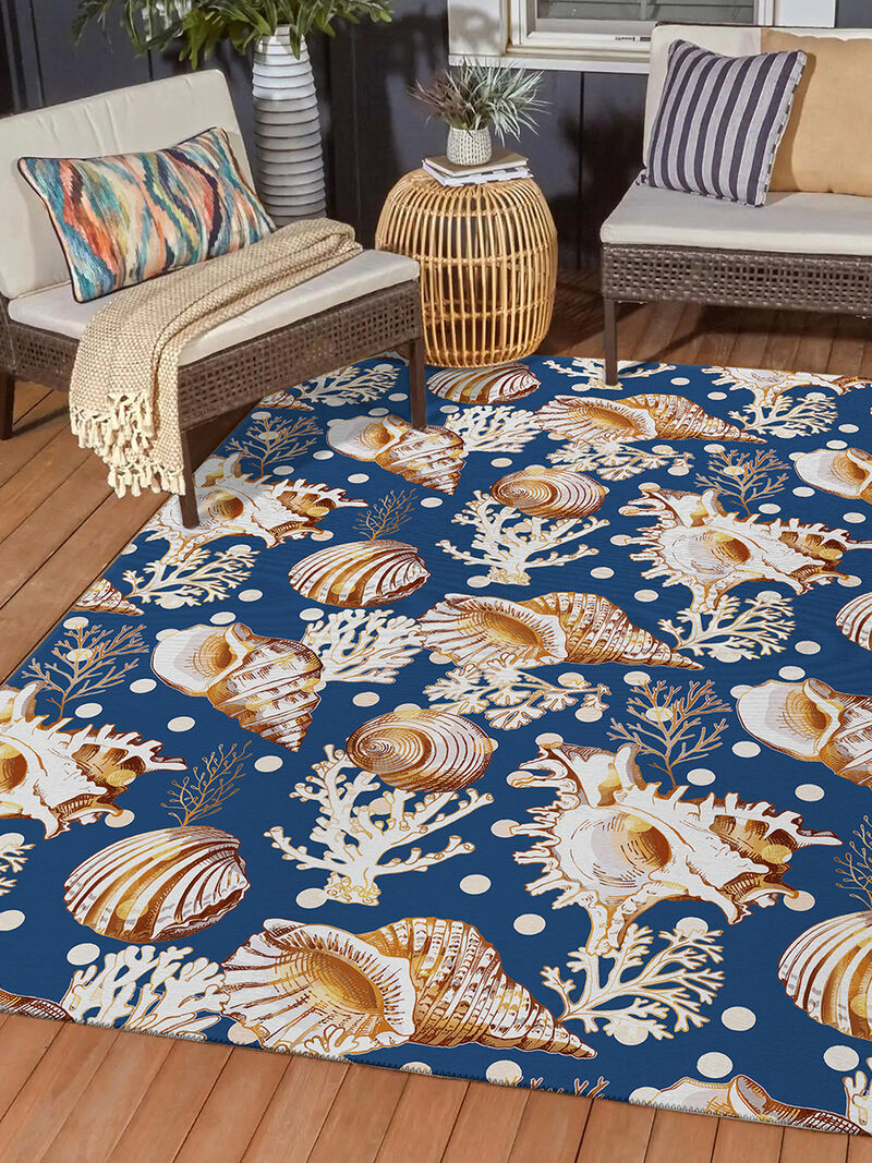 Seabreeze SZ6 Navy 10' x 14' Rug