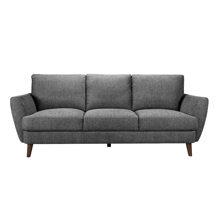 Porter Designs Burnside Contemporary Upholstered Sofa, Gray