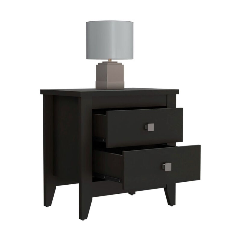 Nightstand More, Bedroom, Black