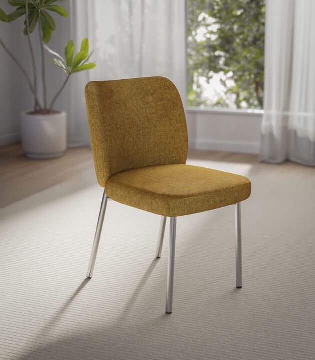 Fomo Chenille-upholstered Dining Chair