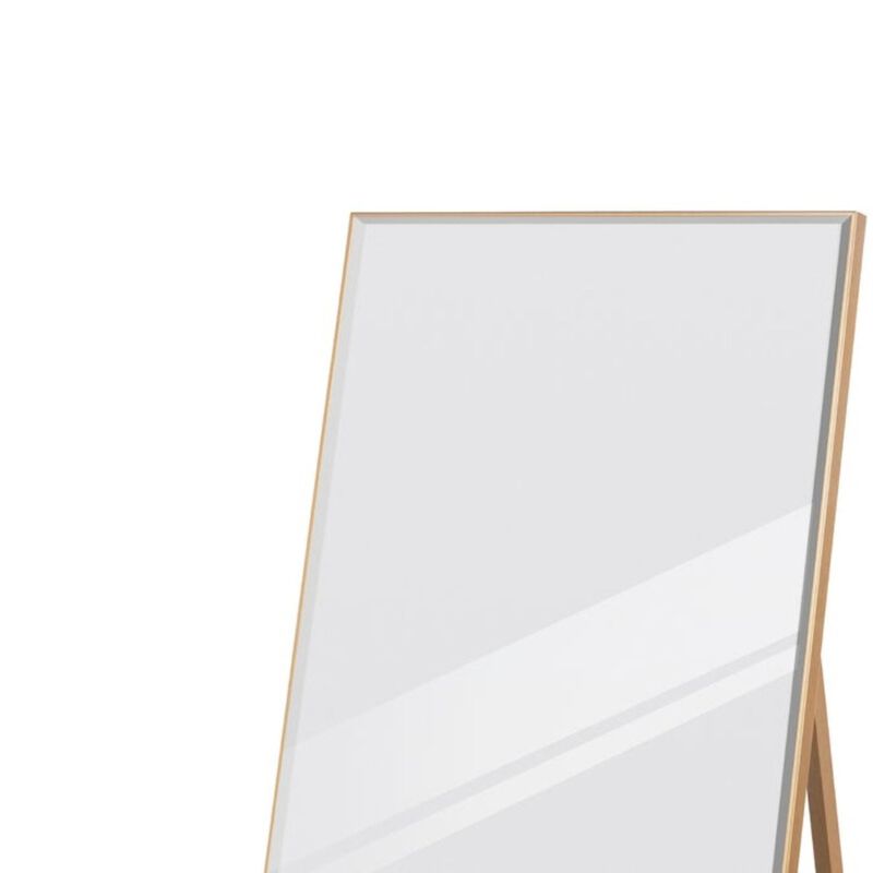 Hivvago Gold Large Full Length Leaning Wall or Hanging Mirror