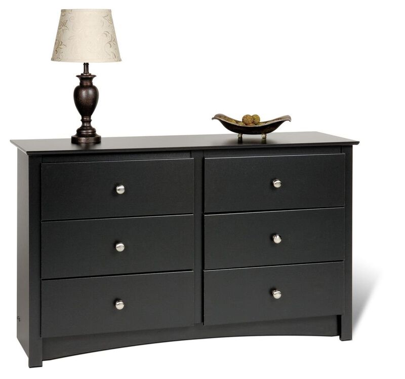 Prepac Black Sonoma Children’s 6 Drawer Dresser