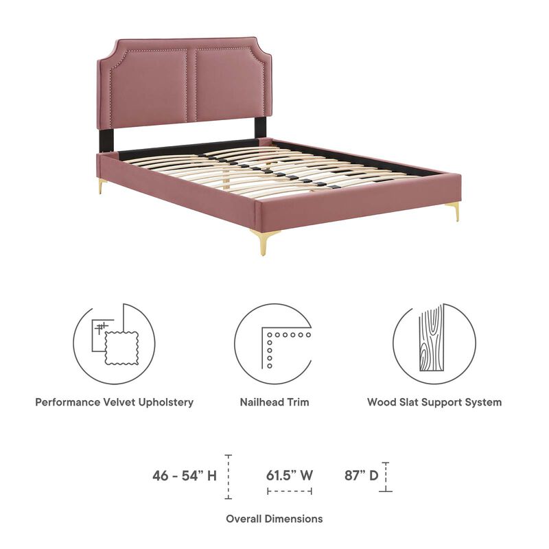 Modway - Novi Performance Velvet King Bed