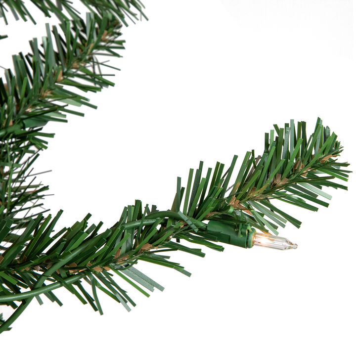 15' Pre-Lit Genoa Fraser Fir Slim Artificial Christmas Tree  Clear Lights