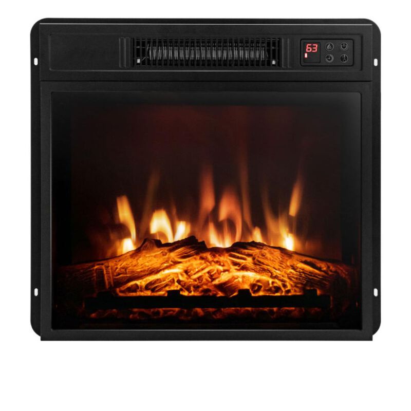 Hivvago 18/23 Inch Electric Fireplace Inserted with Adjustable LED Flame-23 inches