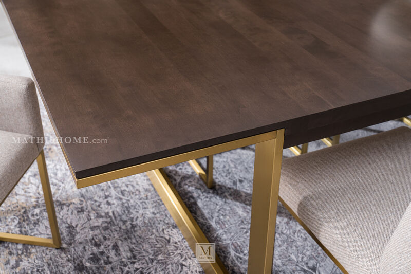 Modern Dining Table with Leaf