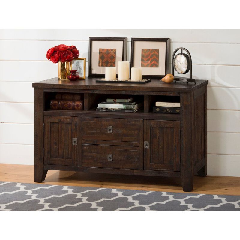 Jofran Kona Grove Distressed Rustic Solid Wood 50 Media Unit