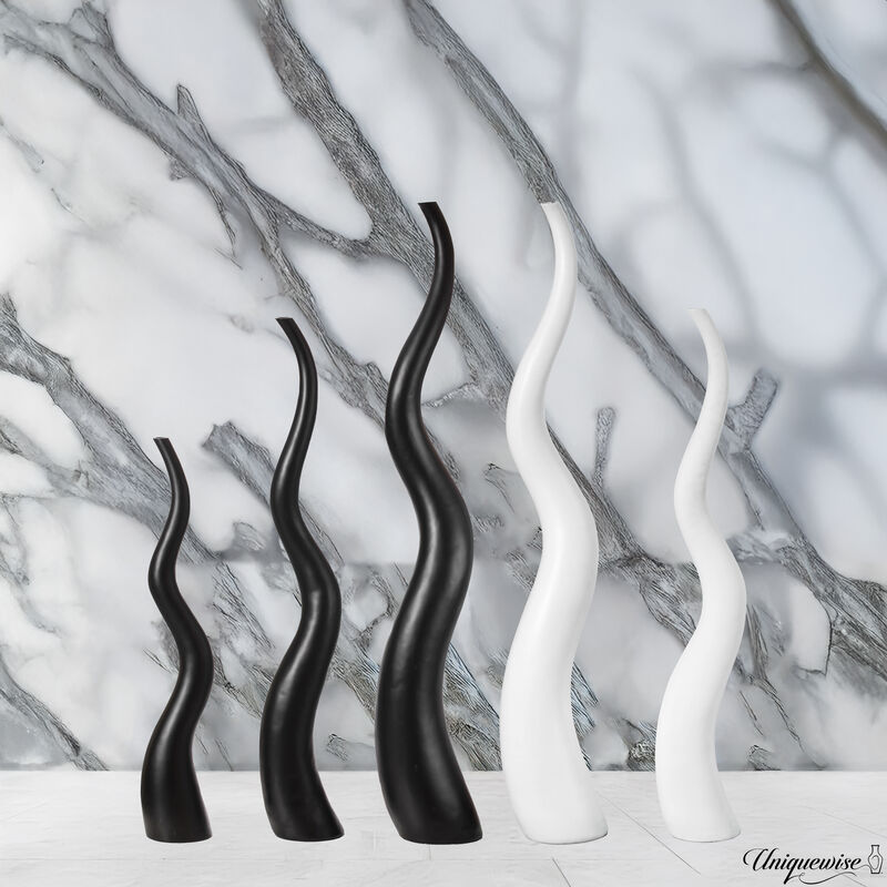 62" Tall Animal Horn Shape Floor Vase