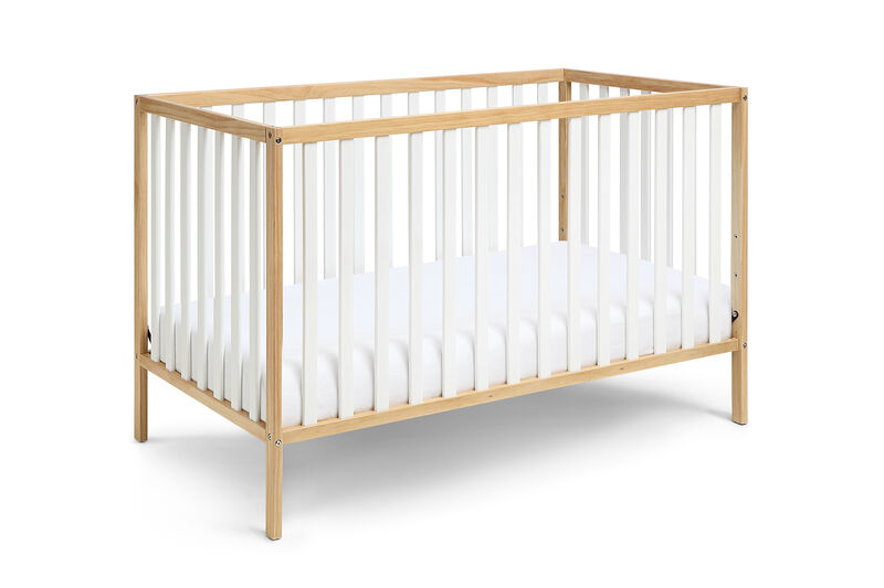 Baby Cache Deux Remi 3-in-1 Convertible Island Crib Natural/White