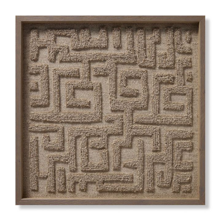 Mythus Beige Ivory Wall Art