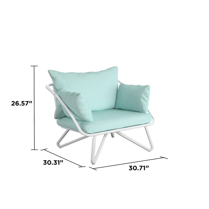 Poolside Gossip, Teddi Outdoor Lounge Chairs, 2-Pack