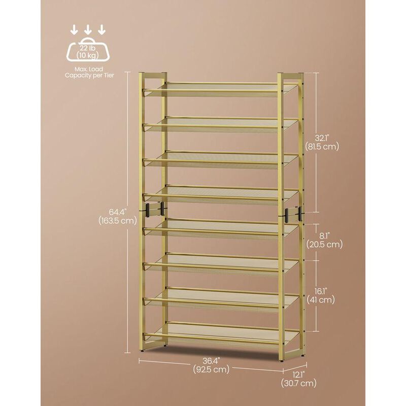 Shoe Rack for Organized Footwear Storage and Easy Access