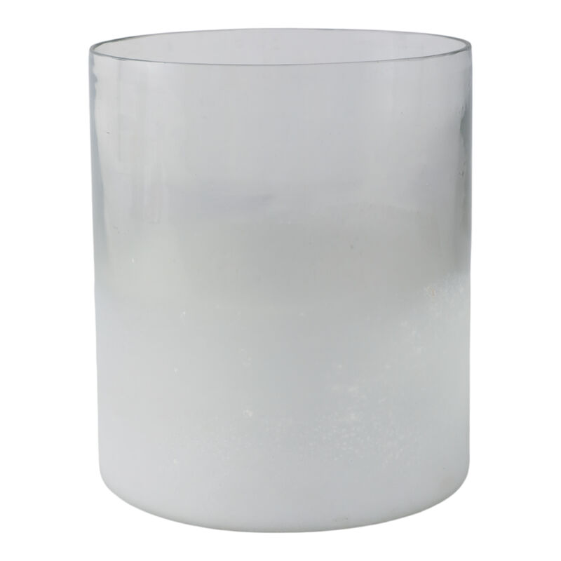 Glass Frosted Candle Holder