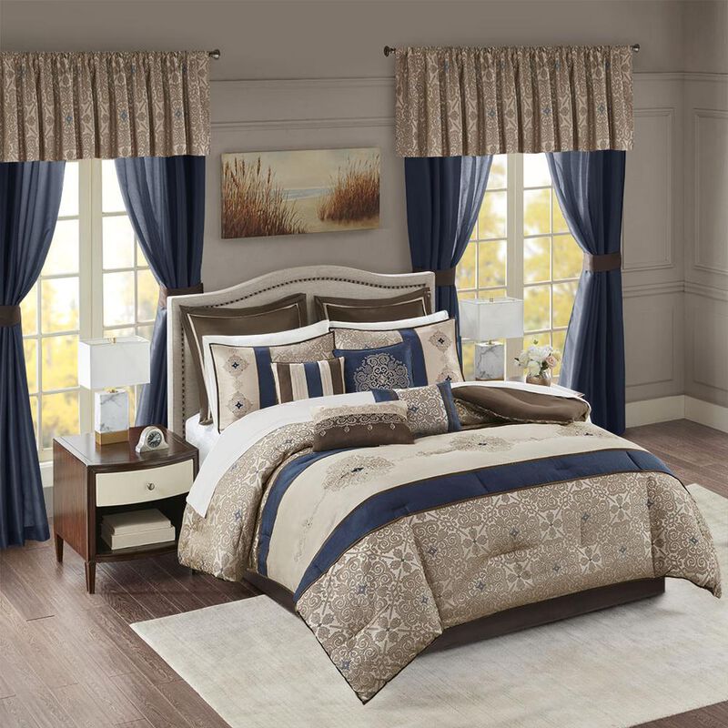 Belen Kox Luxurious Jacquard 24-Piece Comforter Set, Belen Kox
