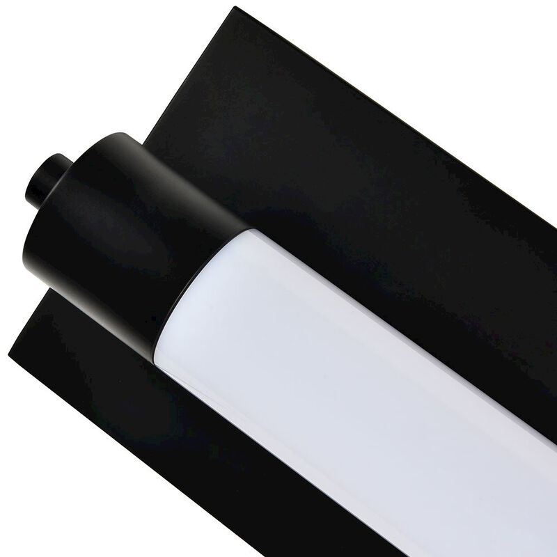 VONN Lighting Integrated LED ADA Compliant Bathroom Wall Lighting Fixture in Black