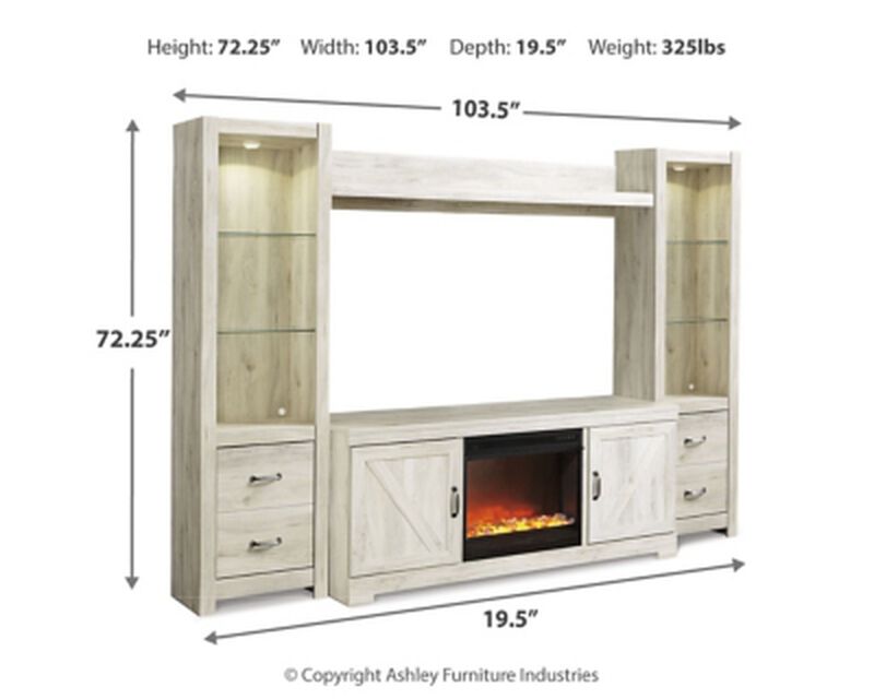 Bellaby 4PC Entertainment Center
