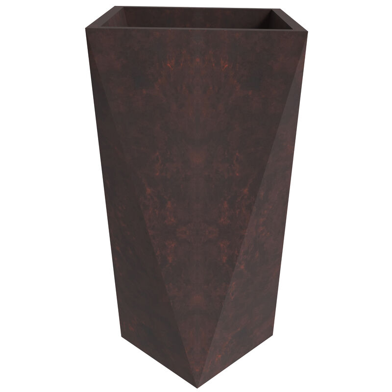 LeisureMod Aloe Series Fiberstone and MgO Clay 29" Planter