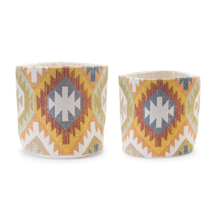 Basket Set of 2 - Practical and Stylish Storage Bins for Home Organization
