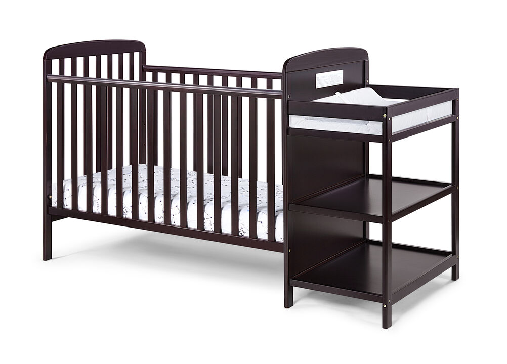 Suite Bebe Ramsey 3-in-1 Crib and Changer Combo Espresso