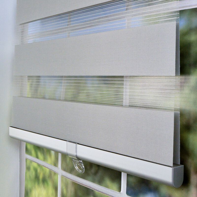 Cordless Alternating Shade Roller Blind, 24" x 48"