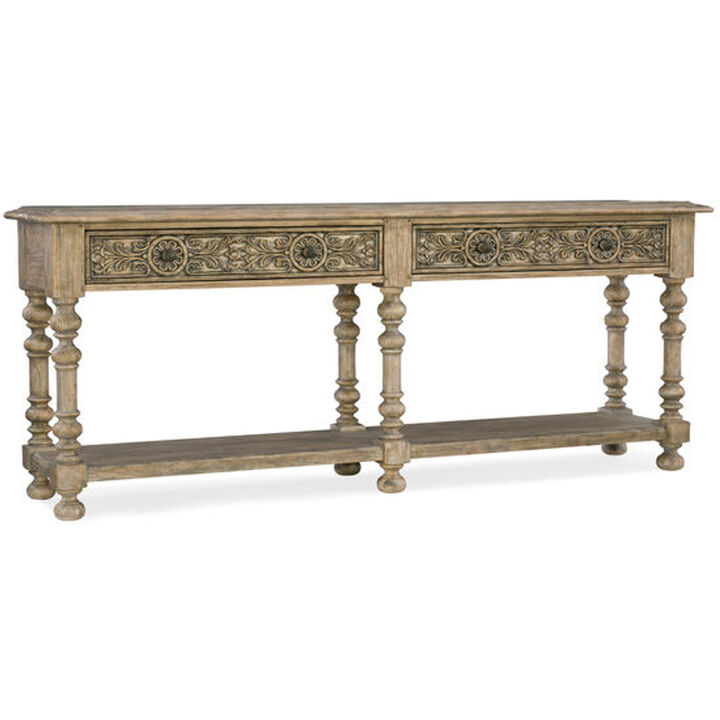 Bexar Leg Huntboard in Light Wood
