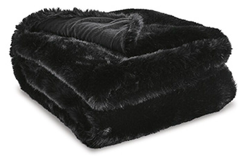 Gariland Black Throw (Set of 3)