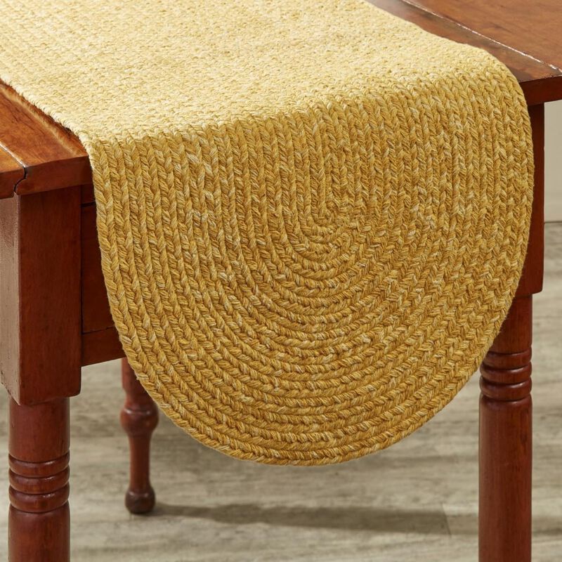 Park Designs Cumin Spice Bin Braided Table Runner 15" X 36"