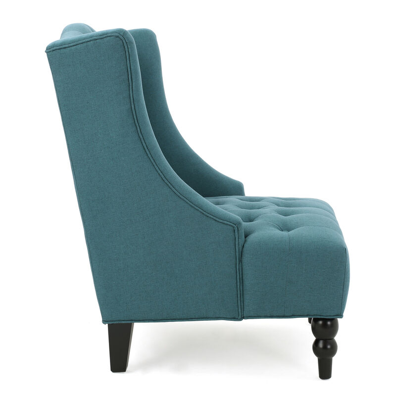 Merax Upholstered Wingback Accent Chair