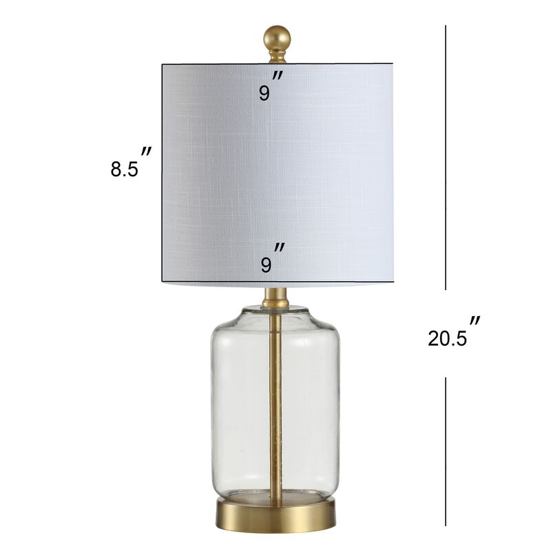 Duncan Glass/Metal LED Table Lamp