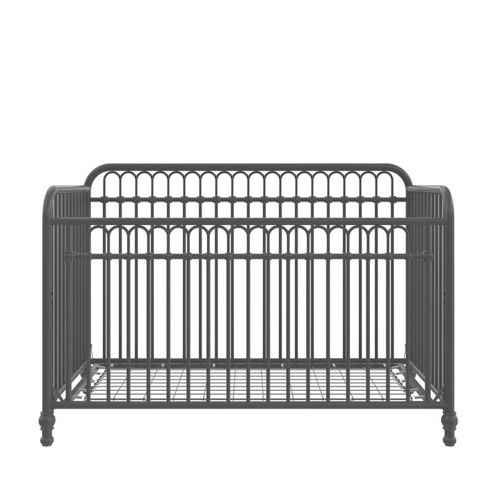 Little Seeds Raven 3-in-1 Convertible Metal Crib