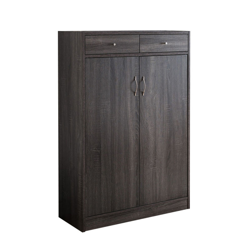 Shoe Cabinet Distressed Grey