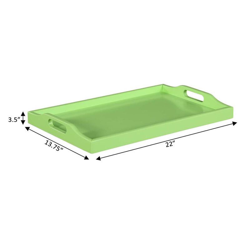 Convenience Concepts Designs2Go Serving Tray, Lime