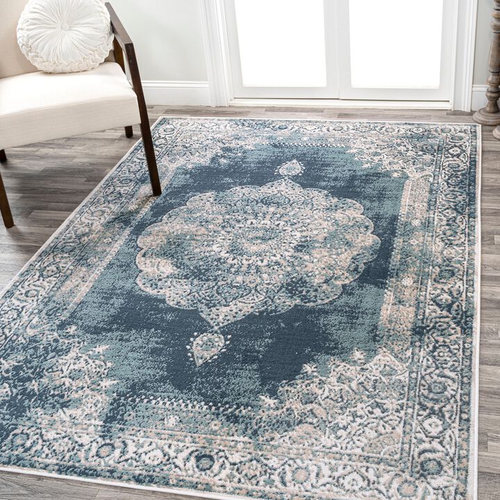 Kelly Rosalia Cottage Medallion Area Rug
