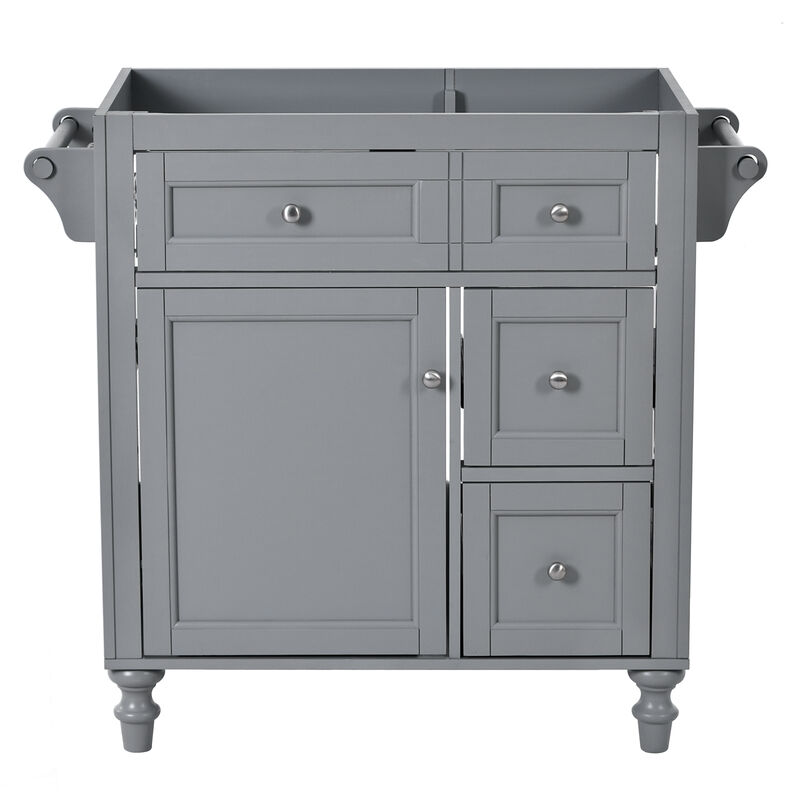 Merax Modern Bathroom Vanity Base with 2 Drawers