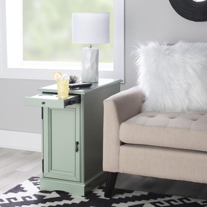 Powell Butler Aqua Accent Table