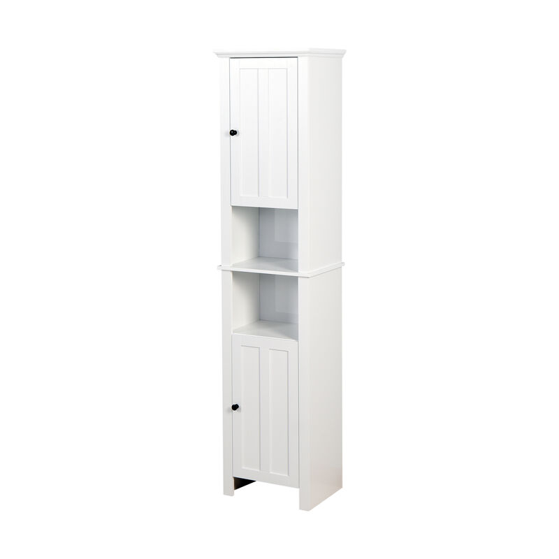 Bathroom Floor Storage Cabinet With 2 Doors Living Room Wooden Cabinet With 6 Shelves