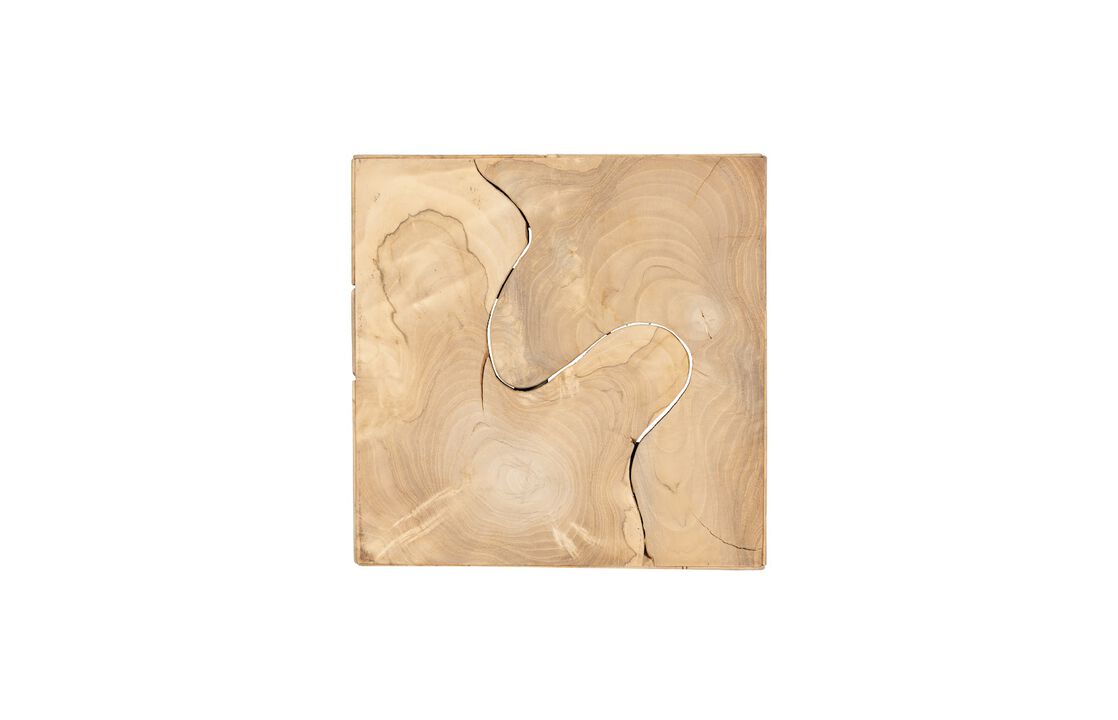 Teak Slice Small Pedestal