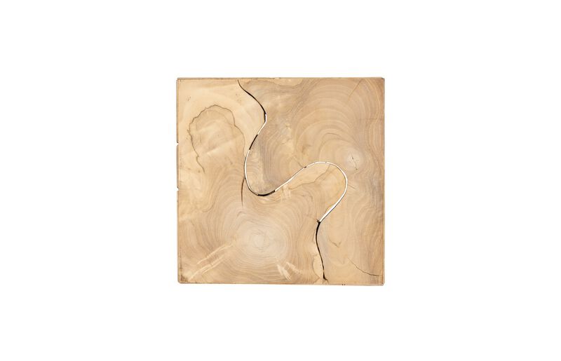 Teak Slice Small Pedestal
