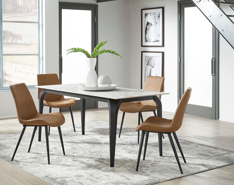 Nicoya Stone Top Rectangular Dining Table