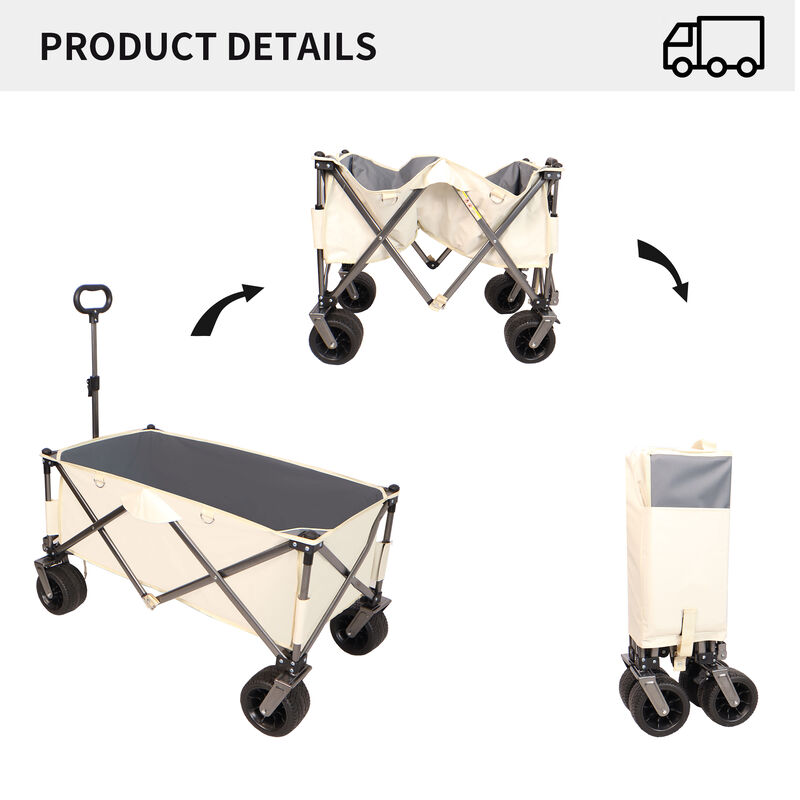 Streamdale Collapsible Utility Wagon: Unstoppable Adventure