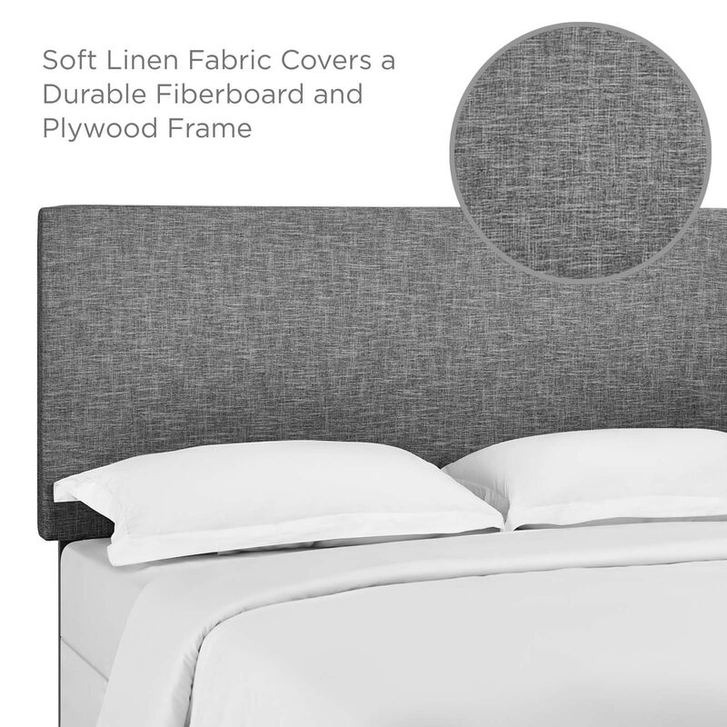 Modway - Taylor Full / Queen Upholstered Linen Fabric Headboard