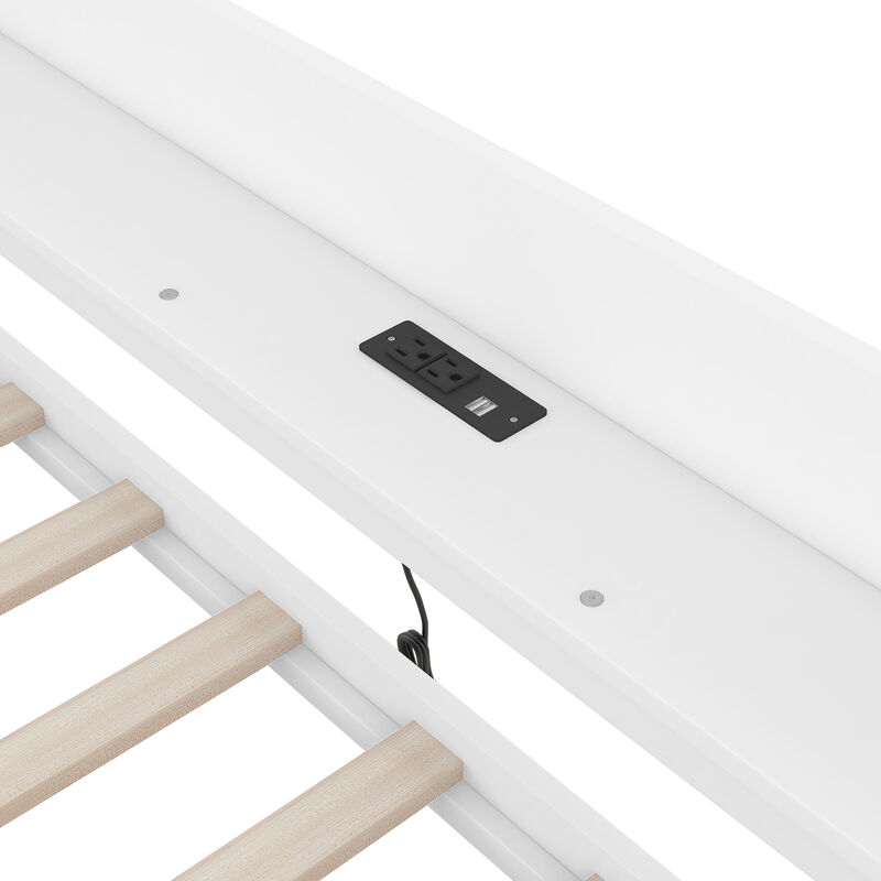 Merax Daybed Bed with Shelves and Drawers